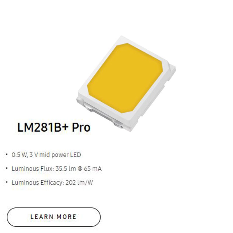   ߱ ȿ 223lm/W 2835 SMD LED LM281B Pro 0.5..